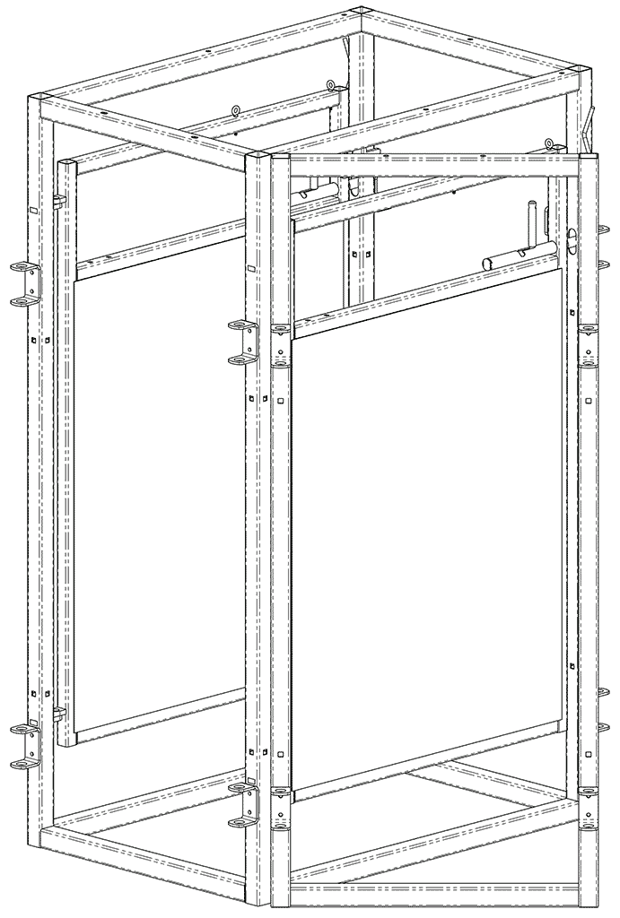 Cattle Sorting Alley CAD Drawing | Cattle Equipment
