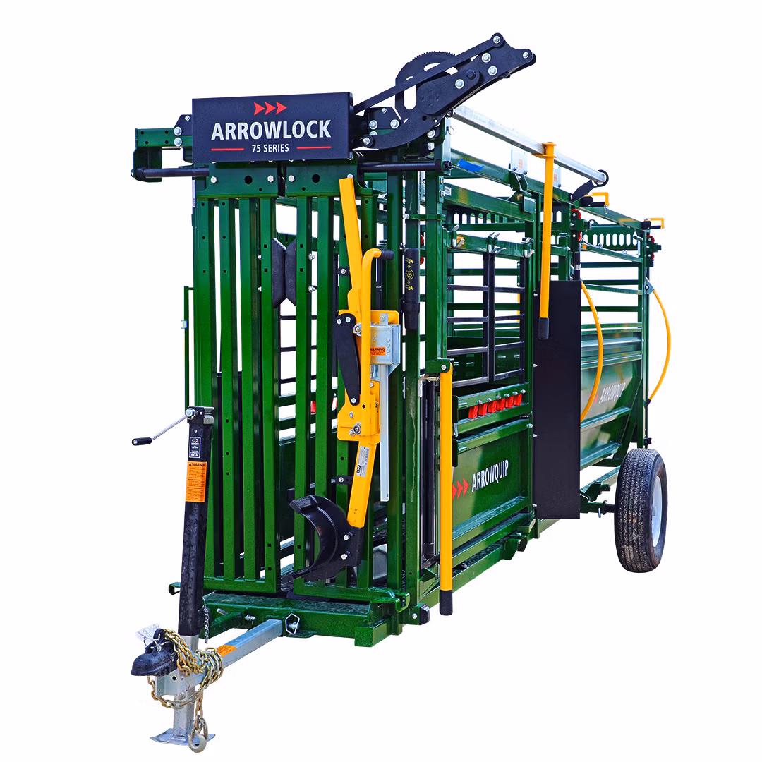 Arrowlock 75 series portable squeeze chute and alley