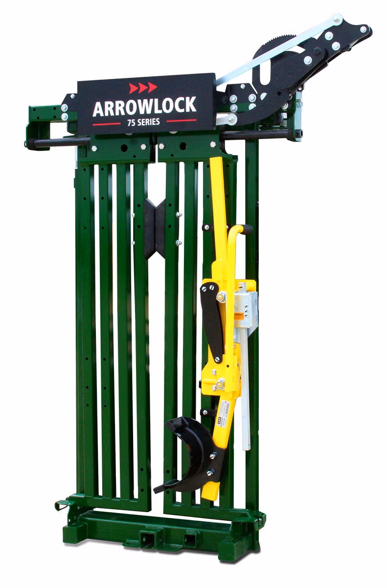 Arrowlock ratchet style head gate