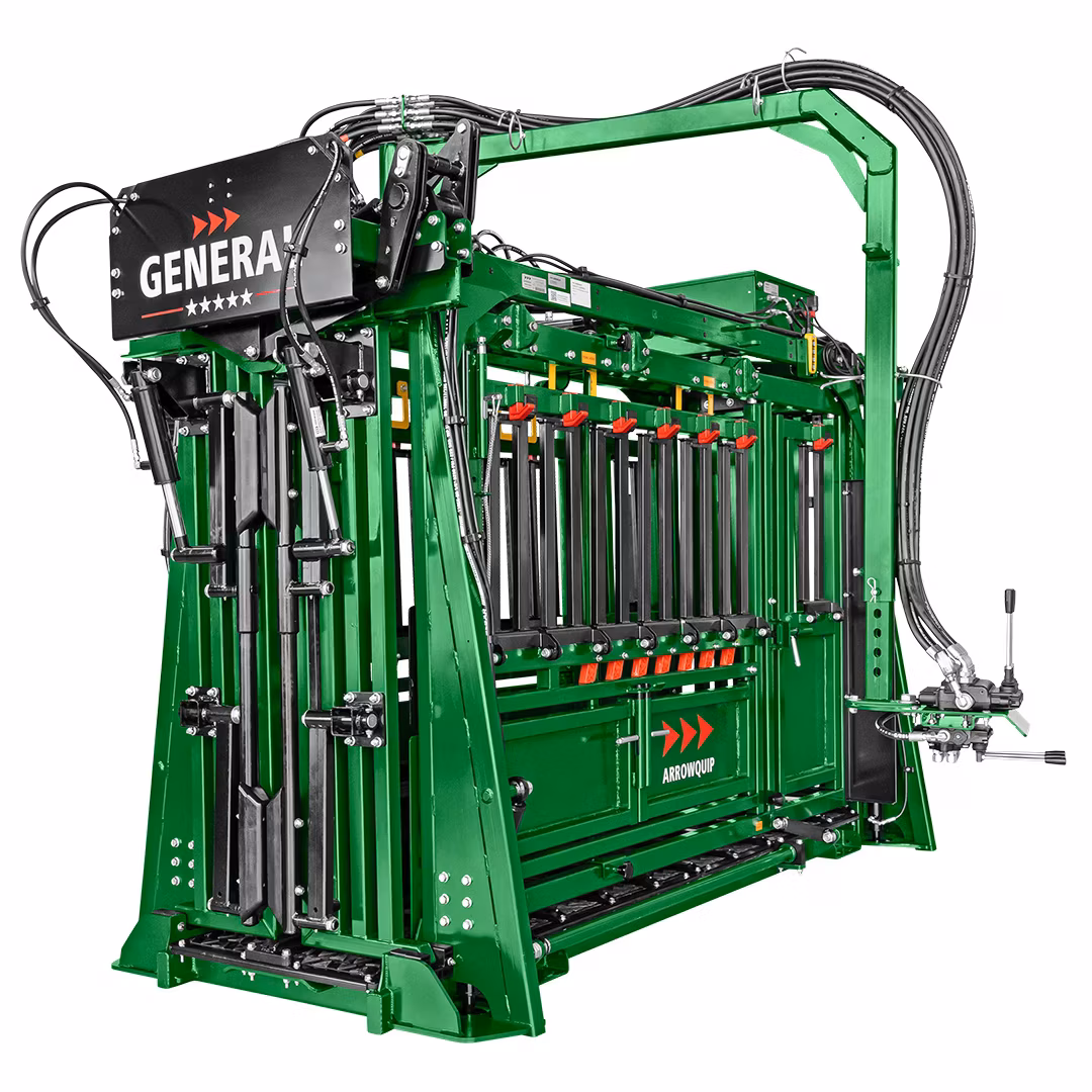 The General Feedlot Hydraulic Cattle Chute