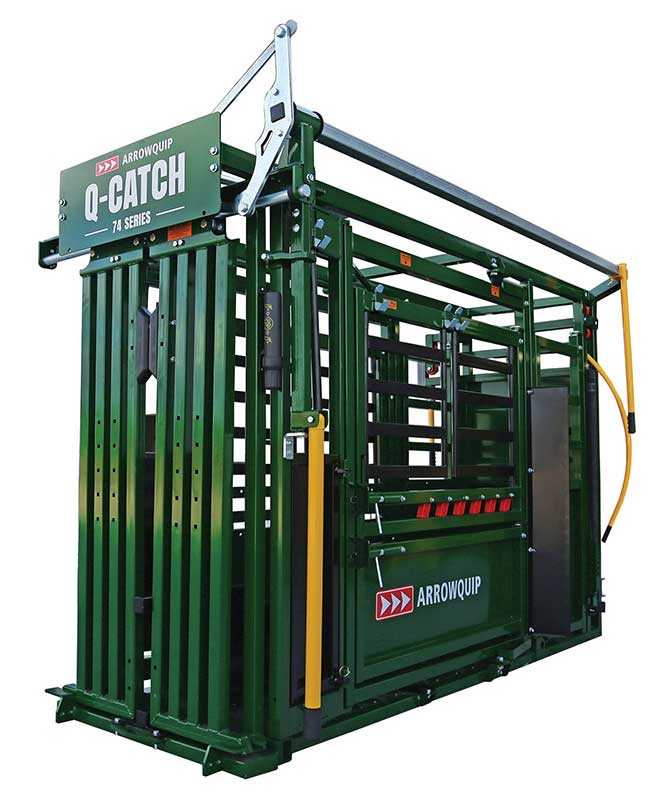 Q-Catch 74 Series Squeeze Chute with Vet Cage