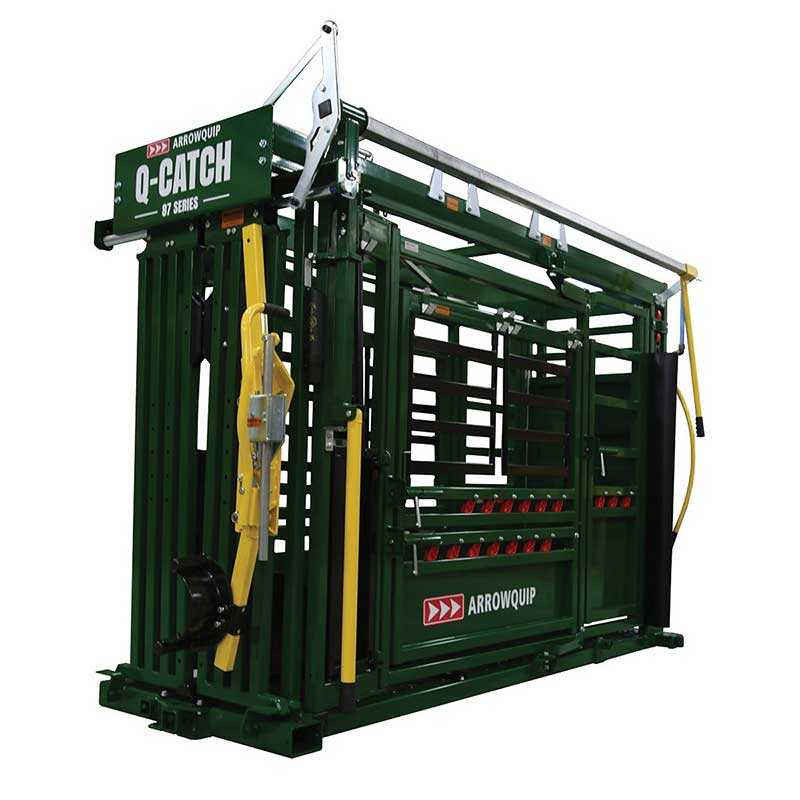 Q-Catch 87 Series Cattle Chute with Palpation Cage