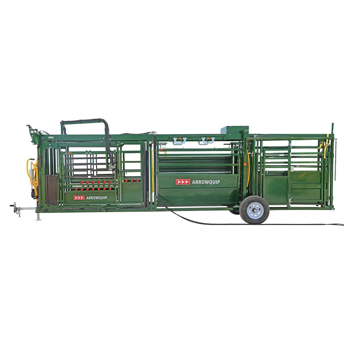 Hydraulic Portable Cattle Chute, Alley & Tub | Arrowquip