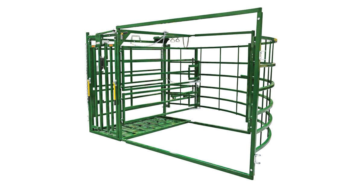 Cattle pen with canopy 10x15x10 cm