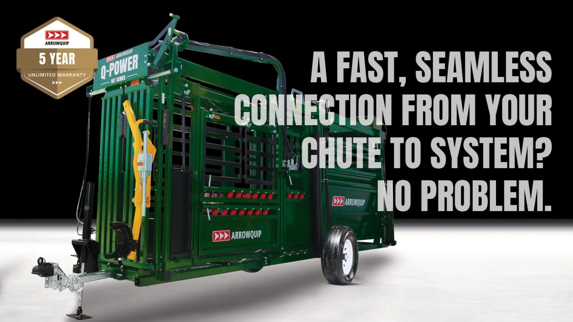Hydraulic portable cattle chute and alley