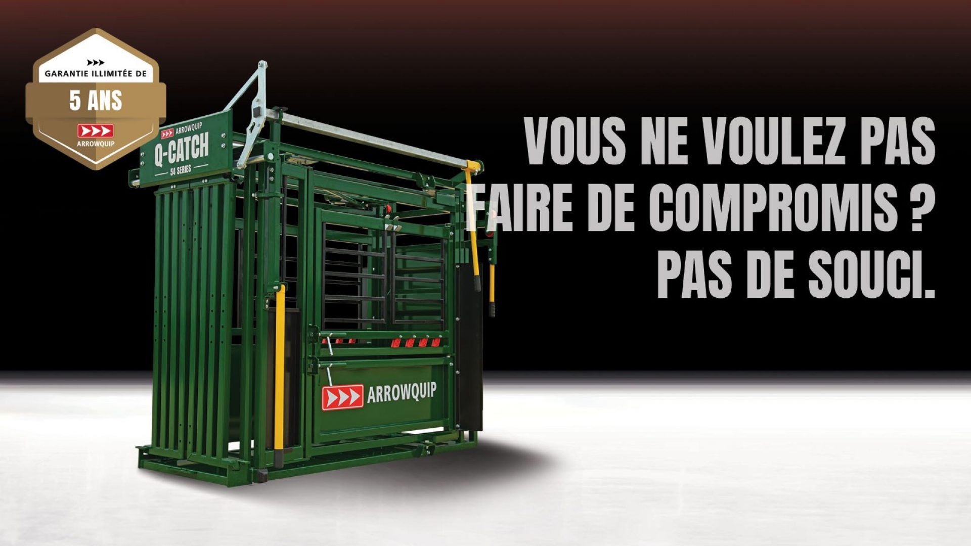Image de héros de la cage de contention pour bovins de la série Q-Catch 54.