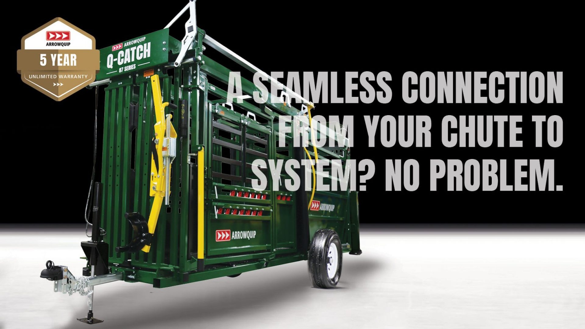 Q-Catch 87 Series portable cattle chute and alley