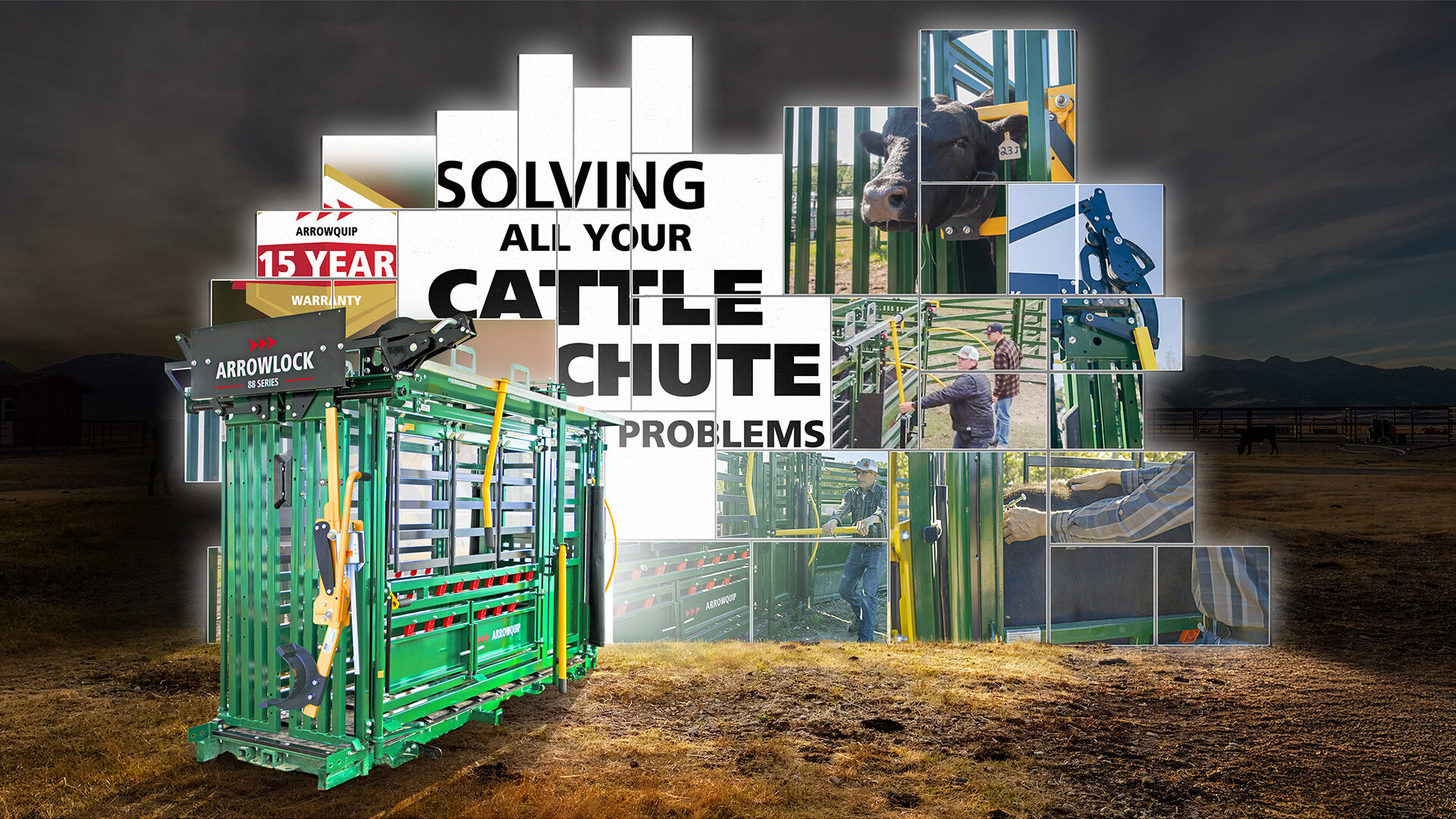 Arrowlock 88 Series Cattle Squeeze Chute Hero