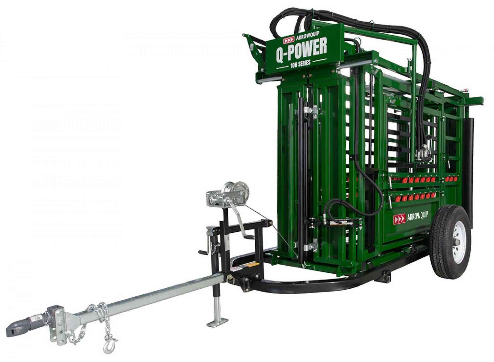 Cattle Chute Trailer With Hydraulic Cattle Chute Image | Arrowquip Cattle Equipment