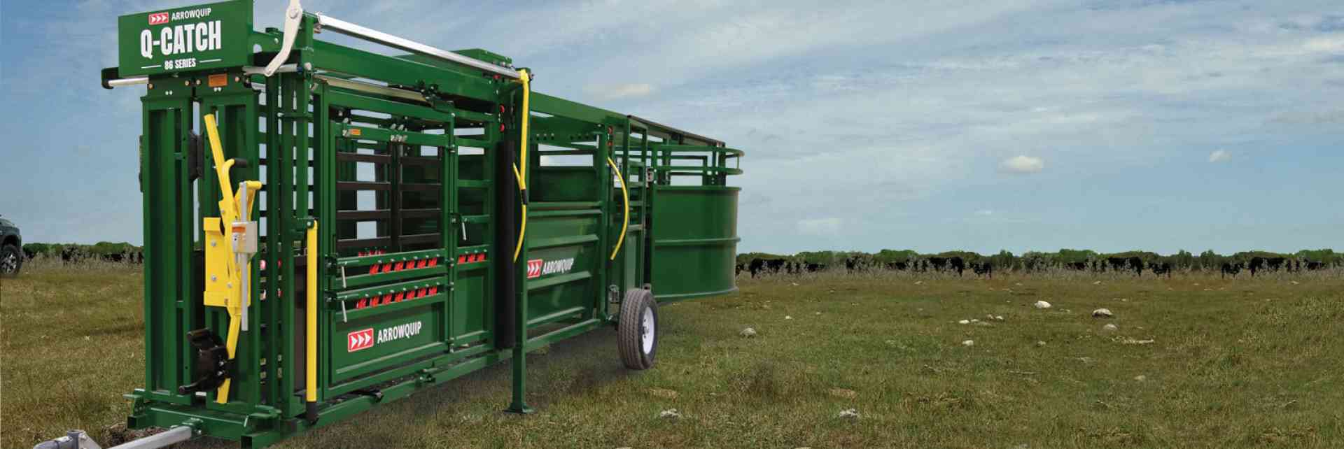 Portable Q-Catch 86 Series Cattle Chute, Cattle Alley & Cattle Tub | Arrowquip Cattle Equipment
