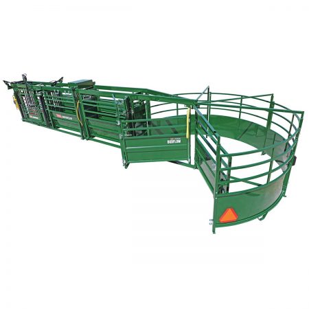 Hydraulic Portable Cattle Chute, Alley & Tub | Arrowquip