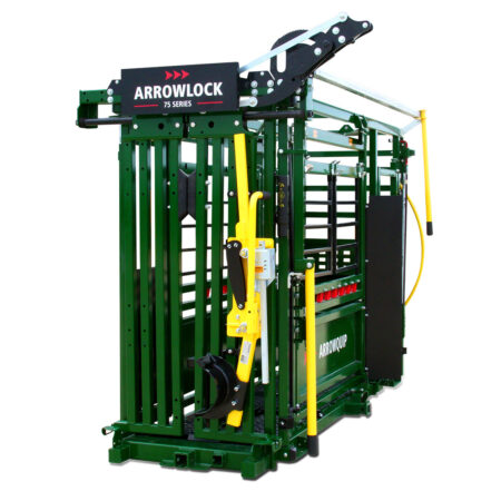 Arrowlock 75 squeeze chute with palpation cage
