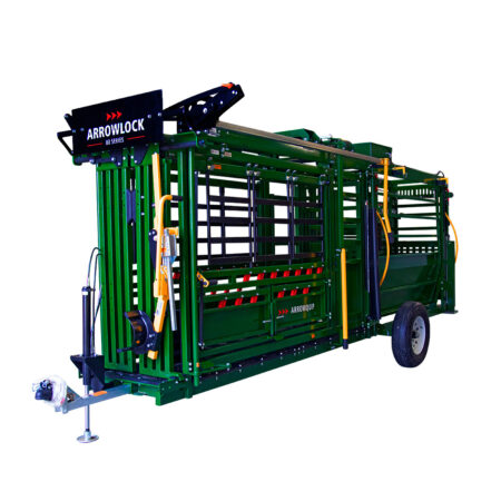 Arrowlock 88 portable chute and alley ready for transportation