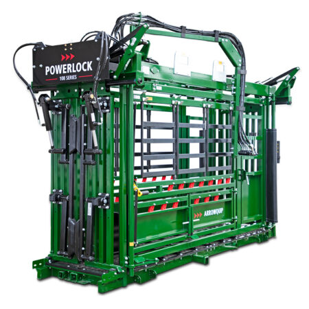 Powerlock 108 Hydrualic squeeze chute with palpation cage