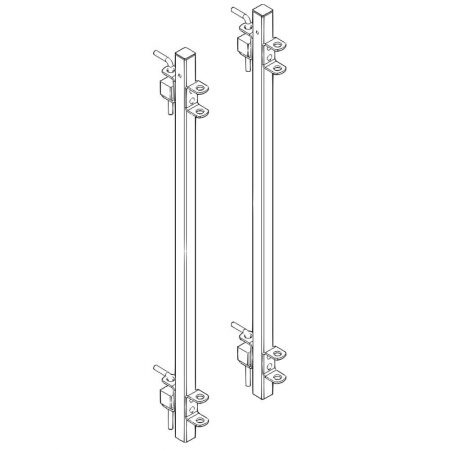 Adapter posts for panels and gates