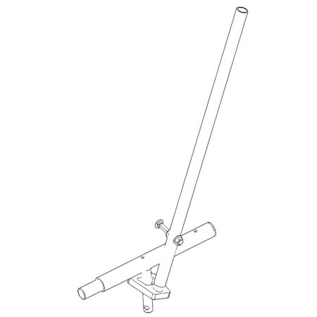 Cowboy latch accessory for high-bow gates