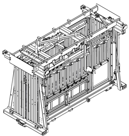 CAD Drawing of The General hydraulic chute