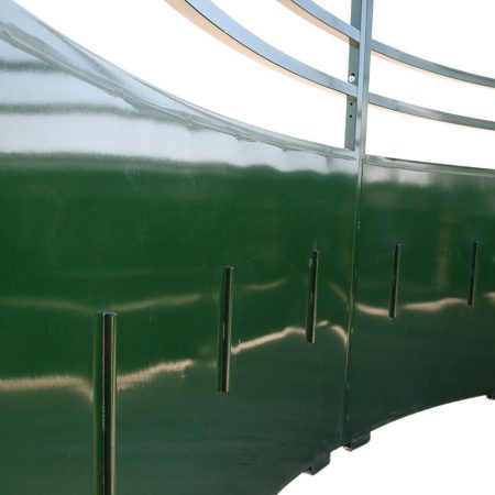Inside view of the BudFlow cattle tub