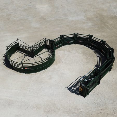 S-Flow Cattle Handling System 180 degree curve