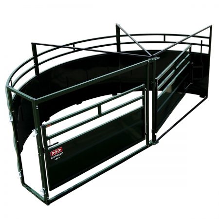 90 Degree Single Cattle Alley Exit Crowding Tub