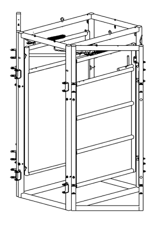 Cattle Sorting Alley CAD Drawing | Cattle Equipment