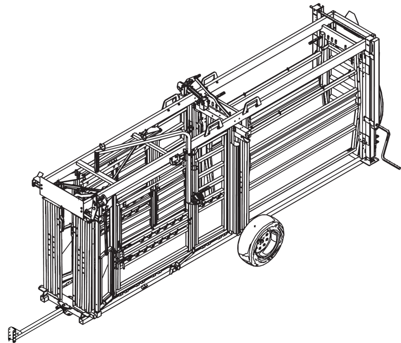 CAD of hydraulic mobile crush
