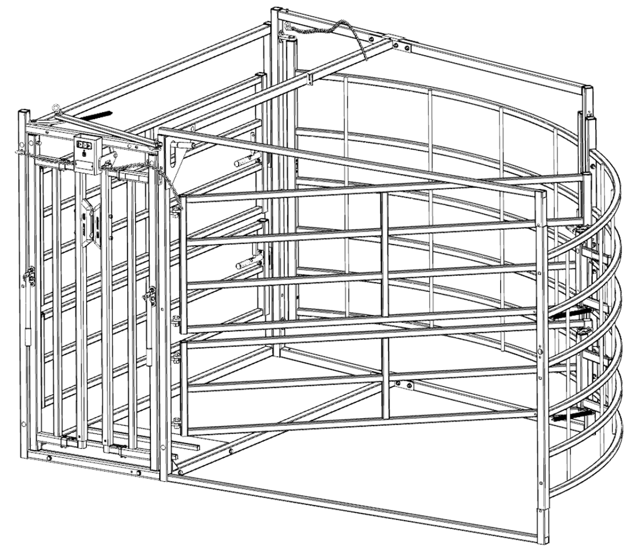 Calving Pen CAD Drawing