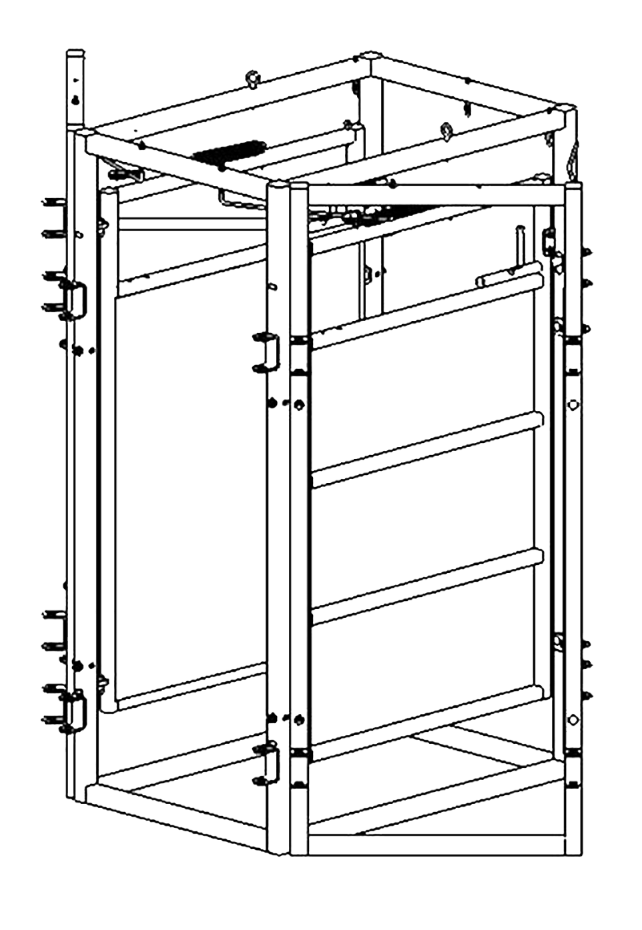 Cattle Sorting Alley CAD Drawing | Cattle Equipment